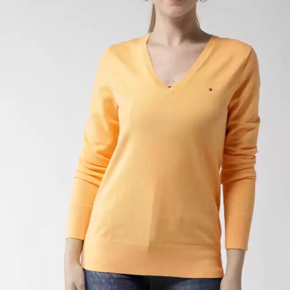 Vintage Yellow Tommy Hilfiger Golf Sweater
